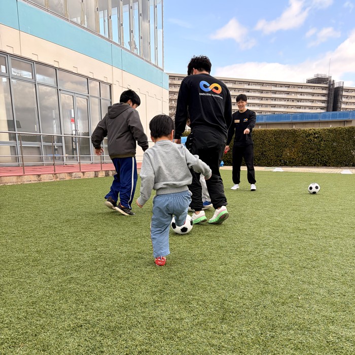 サッカーの様子