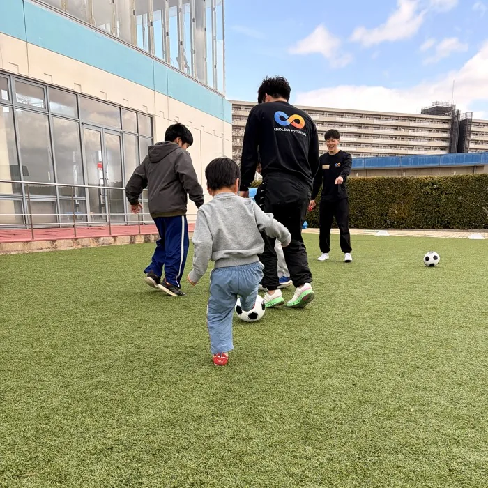 サッカーの様子